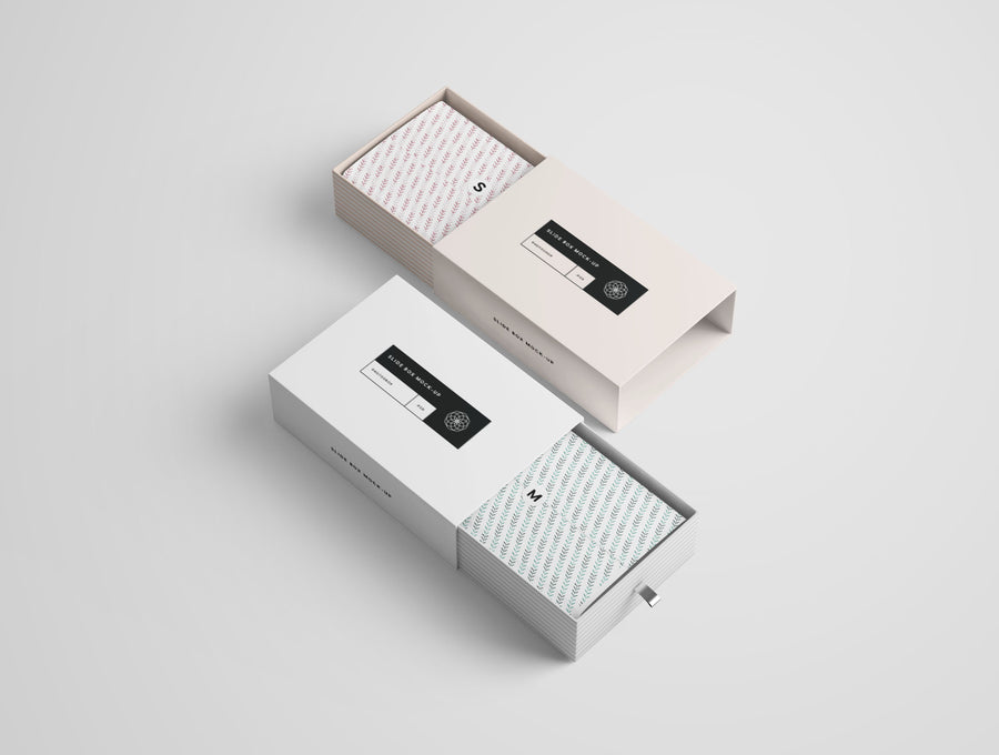 Rectangle Slide Box Mockup