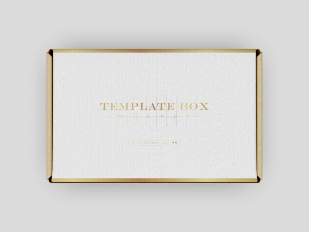 Rectangular Box Mockup Psd