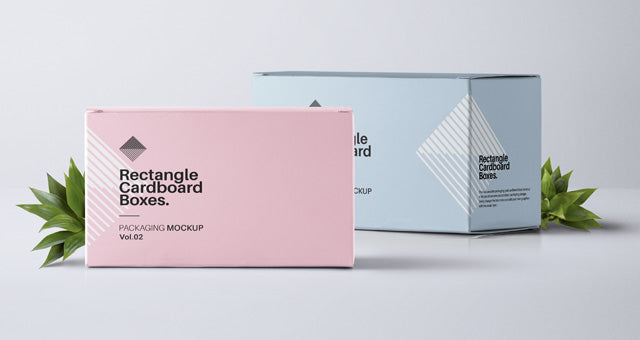 Rectangular Psd Box Mockup Vol2