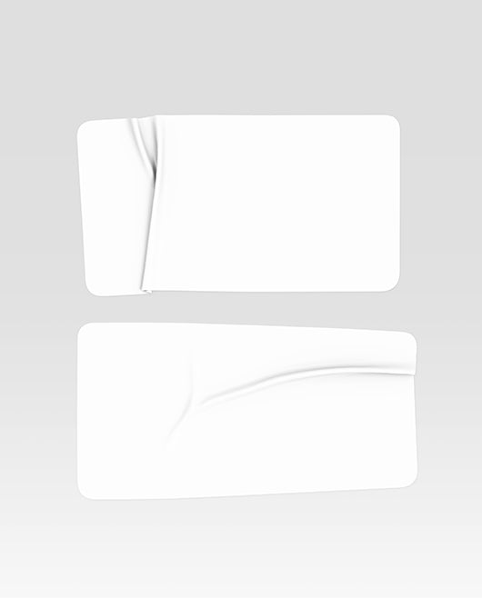 Rectangular Stickers Mockup Psd Template