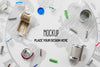 Recyclable Objects Assortment Mock-Up Psd