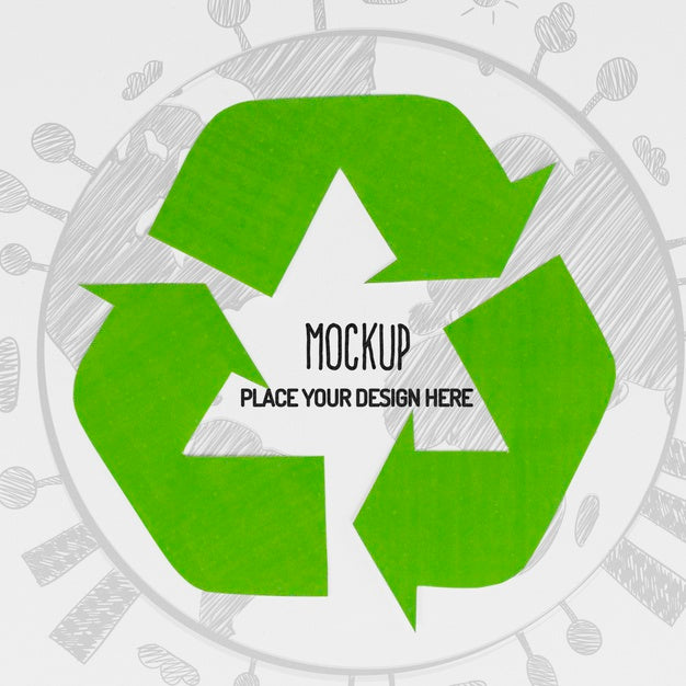 Recyclable Objects Assortment Mock-Up Psd