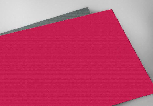 Red And Black Blank Business Cards Psd