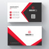 Red Elegant Corporate Card Psd