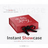 Red Gift Box Mock Up Psd