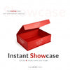 Red Gift Box Mock Up Psd
