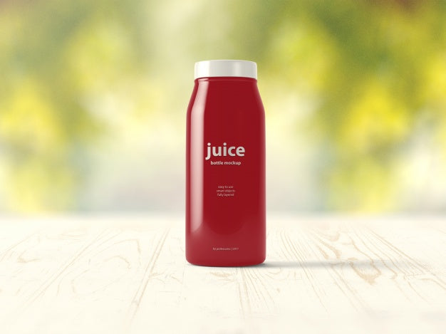 Red Juice Packaging Mock Up Psd