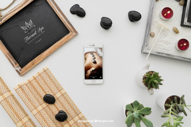 Relaxing Yoga Composition Psd