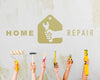 Repair And Paint Tools For Home Renovation Psd
