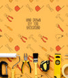 Repairing Tools With Background Mock-Up Psd