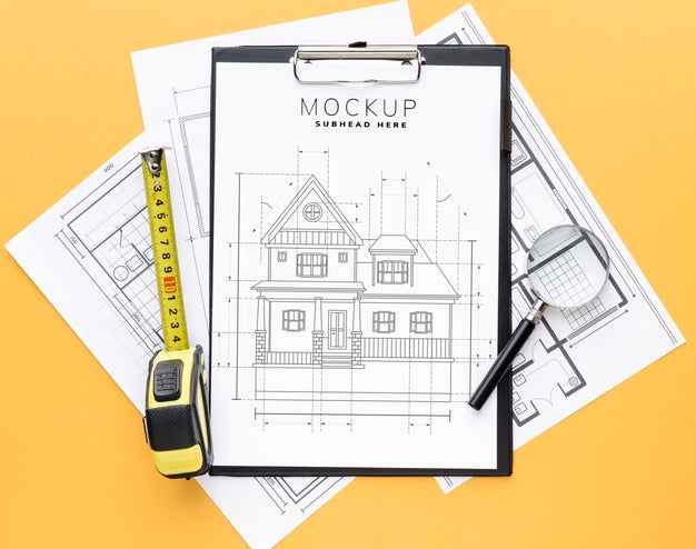 Repairing Tools With Clipboard Mock-Up Psd