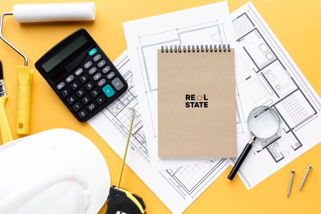 Repairing Tools With Notepad Mock-Up Psd