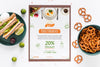 Restaurant Menu Concept Mock-Up Psd