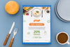 Restaurant Menu Concept Mock-Up Psd