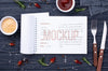 Restaurant Menu Concept Mock-Up Psd