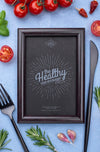 Restaurant Menu Concept Mock-Up Psd