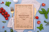 Restaurant Menu Concept Mock-Up Psd