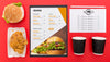 Restaurant Menu Concept Mock-Up Psd