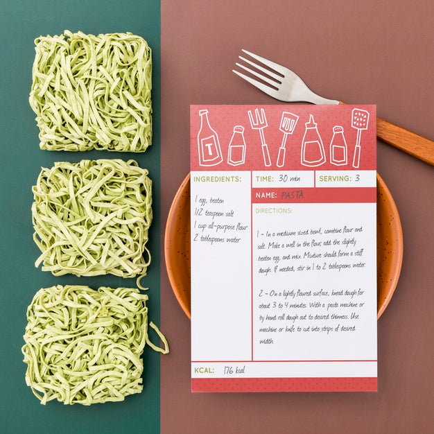 Restaurant Menu Concept Mock-Up Psd