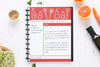 Restaurant Menu Concept Mock-Up Psd