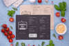 Restaurant Menu Concept Mock-Up Psd