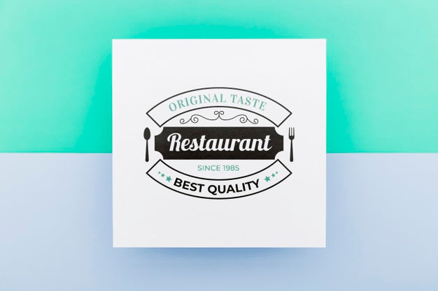 Restaurant Menu Concept Mockup Psd
