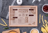 Restaurant Menu Concept Mockup Psd