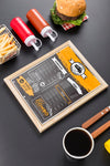 Restaurant Menu Concept Mockup Psd