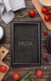 Restaurant Menu Concept Mockup Psd