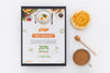 Restaurant Menu Concept Mockup Psd