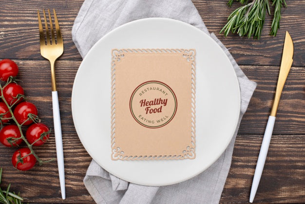 Restaurant Menu Concept Mockup Psd