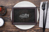 Restaurant Menu Concept Mockup Psd