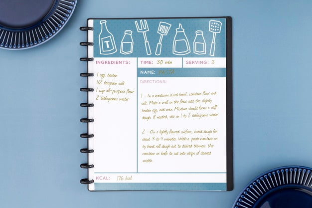 Restaurant Menu Concept Mockup Psd