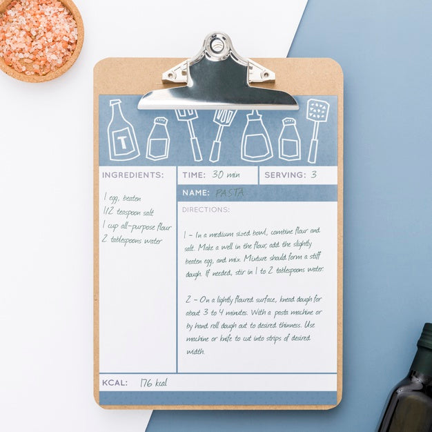 Restaurant Menu Concept Mockup Psd