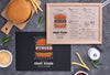 Restaurant Menu Concept Mockup Psd