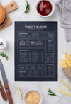 Restaurant Menu Concept Mockup Psd