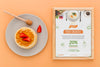 Restaurant Menu Concept Mockup Psd