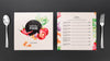 Restaurant Menu Concept Mockup Psd