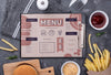 Restaurant Menu Concept Mockup Psd