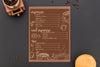 Restaurant Menu Concept Mockup Psd