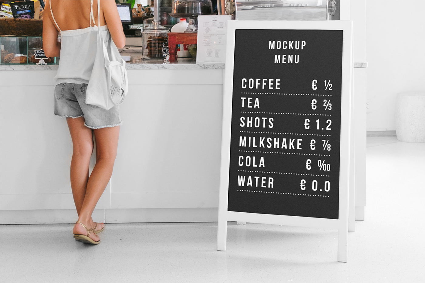 Restaurant Stand Mockup