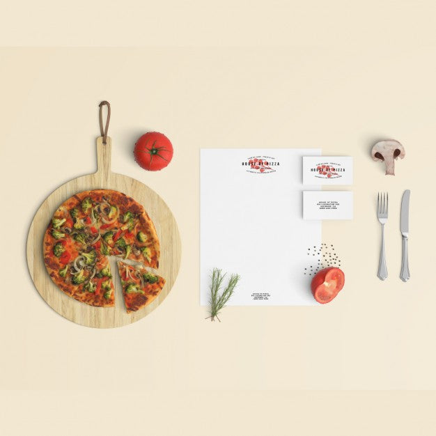 Restaurant Stationery Mock Up Psd