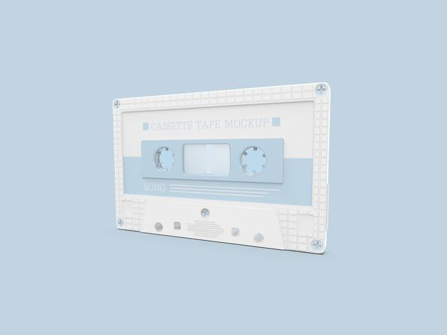 Retro Cassette Tape Mockup Psd