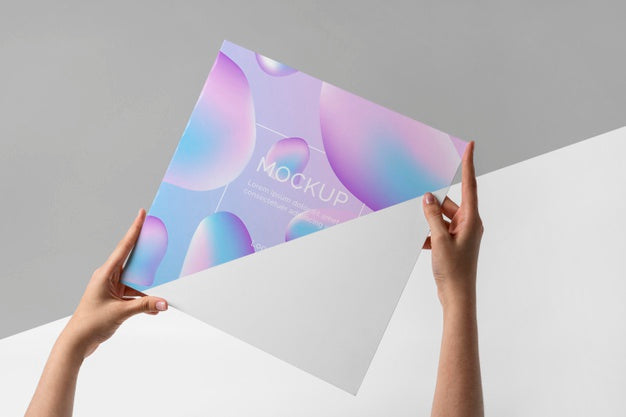 Retro Mock-Up Vinyl Disk Abstract Packaging Psd