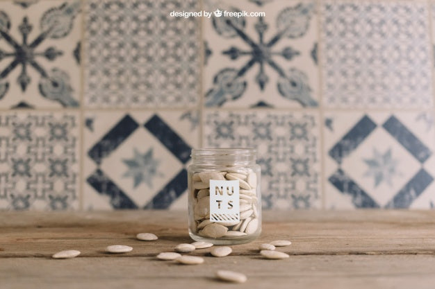 Retro Nuts Mockup Psd