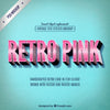 Retro Pink Lettering Psd