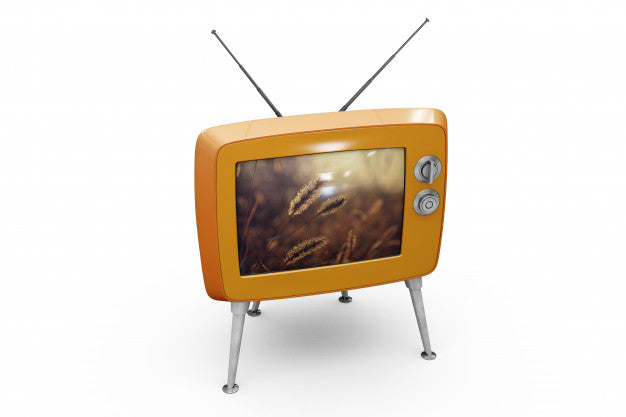 Retro Tv Mockup Psd