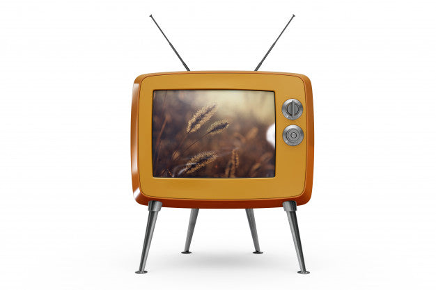 Retro Tv Mockup Psd