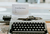 Retro Typewriter With A Piece Of Paper Psd
