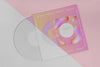 Retro Vinyl Disk With Abstract Packaging Mock-Up Psd
